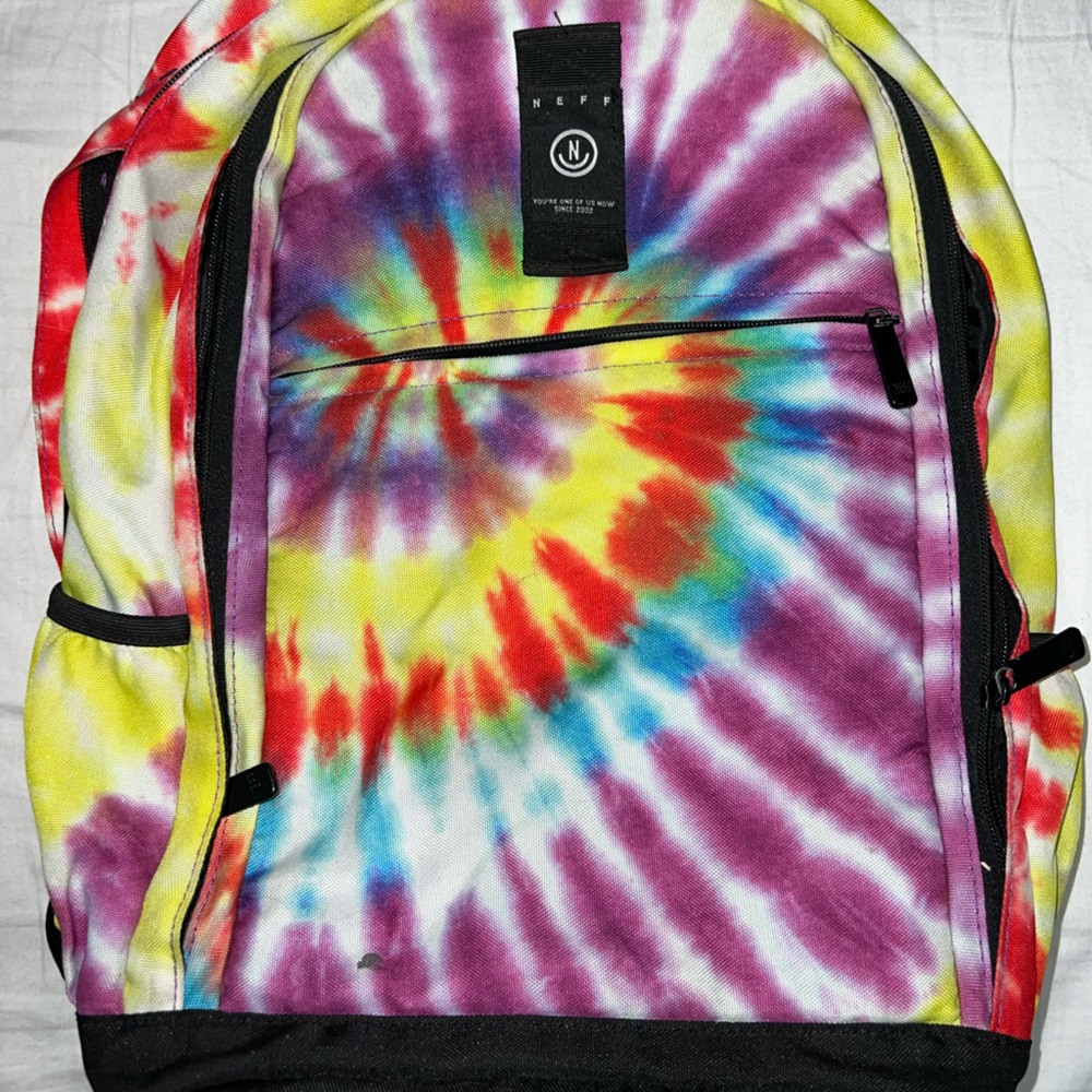 Neff backpack tie dye